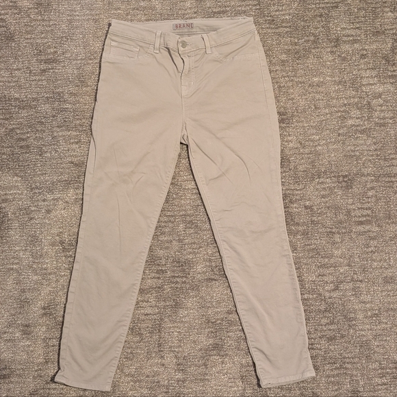 J Brand Khaki Strecth Capris - Picture 1 of 12